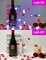 Valentine Day Decor 10 ft 30 LEDs 3D Heart Lights, Red White Pink Fairy String Lights with Remote Battery Operated, Valentines Decorations for The Home Bedroom Garland Wedding Indoor Timer
